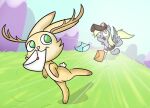 2019 3_toes ambiguous_feral ambiguous_focus ambiguous_gender antlers bent_legs blonde_mane blue_sky brown_antlers brown_clothing brown_hat brown_headwear brown_shirt brown_topwear cheek_tuft clothed clothed_female clothed_feral clothing colored cookieboy011 delivery_(commerce) delivery_employee derp_eyes derpy_hooves_(mlp) digital_drawing_(artwork) digital_media_(artwork) duo english_description envelope equid equine eyelashes facial_tuft feathered_wings feathers feet female female_feral feral flying friendship_is_magic fur grass green_eyes grey_body grey_fur grey_wings hasbro hat headgear headwear horn jackalope lagomorph letter letter_in_mouth light lighting long_ears long_mane long_tail looking_at_another looking_back looking_back_at_another mammal mane monotone_mane monotone_tail motion_lines mountain multicolored_body multicolored_fur my_little_pony mythological_creature mythological_equine mythology no_pupils nude nude_ambiguous on_one_leg open_mouth open_smile pegasus pink_nose plant postal_carrier postal_delivery quadruped red_tongue running running_away scut_tail shaded shirt short_tail sky smile spread_wings standing tail tan_body tan_fur toes tongue topwear tuft two_tone_body two_tone_fur white_sclera white_tail wings yellow_eyes yellow_tail