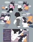 anthro anthro_on_anthro anthro_penetrated anthro_penetrating anthro_penetrating_anthro anthro_penetrating_female anus areola balls big_butt big_penis biped black_bottomwear black_clothing black_ears black_hair black_shorts black_tail bodily_fluids bottomwear breasts butt butt_grab canid canine canis chat chat_box clawdia_(snazzle_snapp) clothed clothed/nude clothed_anthro clothed_female clothed_male clothing comic count covered_eyes cum cum_in_mouth cum_inside deep_throat dialogue doggystyle domestic_cat domestic_dog double_penetration ejaculation english_text erection felid feline felis fellatio female female_anthro female_penetrated fingers from_behind_position fur genital_fluids genitals glans group group_sex hair hair_over_eyes hand_on_another's_butt hand_on_butt hand_on_head hand_on_tail heart_reaction heart_symbol hi_res humanoid_genitalia humanoid_penis leaking_precum livestream male male/female male_anthro male_penetrating male_penetrating_female mammal mmf mmf_threesome multicolored_hair nipples nude nude_anthro nude_female onomatopoeia open_mouth open_smile oral oral_penetration penetration penile penile_penetration penis penis_in_mouth penis_in_vagina pink_anus pink_areola pink_clothing pink_glans pink_hair pink_inner_ear pink_nipples pink_sweater pink_topwear pointy_ears precum prick_ears profanity saliva saliva_on_penis saliva_on_tongue saliva_string sex shorts smile smiling_at_another snazzle_snapp sound_effects spitroast sweater tail tail_pull text thick_thighs threesome tongue tongue_out topwear trio two_tone_hair vaginal vaginal_penetration viewer_count vulva