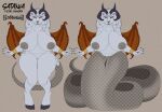 2026 absurd_res anthro apode breasts chimera demon draconcopode felid female hi_res hooves horn hybrid jewelry legless lion living_tail long_nails mammal mature_female membrane_(anatomy) membranous_wings model_sheet naga pantherine reptile satania_(scatania666) scalie scatania666 serpentine sharp_teeth snake snake_tail solo tail taur teeth thick_thighs unusual_anatomy unusual_tail white_body wings