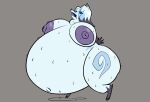 anthro belly big_belly big_butt bovid breasts bryandblazar butt caprine female huge_belly hyper hyper_belly kindred_(lol) lamb_(lol) league_of_legends mammal overweight riot_games sheep solo tencent