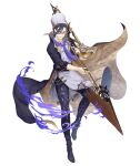  1boy black_hair chef_hat chef_uniform chocolate full_body glasses hair_over_one_eye hameln_(sinoalice) hat instrument ji_no long_coat looking_at_viewer music official_art playing_instrument red_eyes sinoalice solo transparent_background trombone 