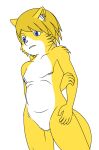  ambiguous_gender canid canine fox frown fur mammal naoki solo yellow_body yellow_fur 