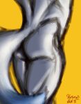  absurd_res anthro butt butt_focus canid canine canis domestic_dog fur hermesdidit hi_res male mammal muscular muscular_anthro muscular_male rear_view sketch solo solo_focus white_body white_fur 