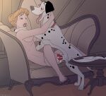  101_dalmatians animal_genitalia anita anthro backlash91 balls bestiality blush breasts canid canine canis conditional_dnp dalmatian disney domestic_dog duo female female_on_feral female_penetrated feral genitals hi_res human human_on_feral interspecies knot male male/female male_penetrating male_penetrating_female mammal penetration pongo sex sheath spread_legs spreading vaginal vaginal_penetration 