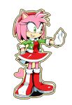  &lt;3 2019 accessory amy_rose anthro boots clothing cylent_nite eulipotyphlan female footwear gloves green_eyes hair_accessory hairband handwear hedgehog mammal simple_background smile solo sonic_the_hedgehog_(series) video_games 