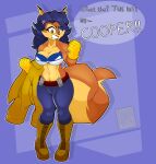  anthro boots canid canine carmelita_fox clothing dialogue female footwear fox gloves handwear hi_res mammal mklancer00 sly_cooper_(series) solo sony_corporation sony_interactive_entertainment sucker_punch_productions video_games 