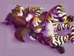  2021 anthro balls canid canine canis collaboration duo eyes_closed felid fur genitals hervy_(uchoa) hi_res kingparked male mammal marjani moan open_mouth pantherine penis sex simple_background striped_body striped_fur stripes symbol tiger trans_(lore) trans_woman_(lore) underpaw wolf 