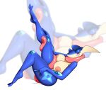  2019 absurd_res anthro areola big_breasts breasts cunnilingus digitalkaiju female greninja gwen_(sirphilliam) hi_res licking long_tongue nintendo nipples oral pok&eacute;mon pok&eacute;mon_(species) raised_leg red_eyes sex solo solo_focus tongue tongue_out vaginal video_games 