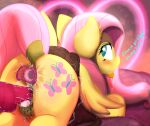 anal anal_penetration bodily_fluids buttplug buttplug_in_ass double_penetration drooling equid equine female fluttershy_(mlp) friendship_is_magic glutenfree_texmex hi_res mammal my_little_pony pegasus penetration saliva sex_toy sex_toy_in_ass tail_aside tongue tongue_out vaginal vaginal_penetration wings 