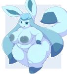  absurd_res anthro anthrofied areola belly big_areola big_breasts biped blue_body blue_eyes blue_fur blue_hair breasts canid canine curvy_figure dipstick_tail eeveelution female front_view full-length_portrait fur glaceon gloves_(marking) hair hand_on_hip hi_res huge_breasts kemono leg_markings long_hair looking_at_viewer mammal markings multicolored_body multicolored_fur multicolored_tail navel nintendo nude overweight overweight_anthro overweight_female pok&eacute;mon pok&eacute;mon_(species) pok&eacute;morph portrait radiowave simple_background socks_(marking) solo standing thick_thighs two_tone_body two_tone_fur two_tone_tail video_games voluptuous wide_hips 