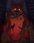  2020 animal_genitalia animal_penis animatronic anthro big_penis black_nose bottomwear canid canine canine_penis claws close-up closet clothed clothing detailed endoskeleton erection exposed_endoskeleton fangs five_nights_at_freddy&#039;s five_nights_at_freddy&#039;s_4 fox foxy_(fnaf) fur genitals glowing glowing_eyes grey_ears grey_tongue hand_on_knee hand_on_leg hi_res hook hook_hand inside knot long_tongue machine male mammal metal metal_tongue metallic_body multicolored_body multicolored_ears multicolored_fur nightmare_foxy_(fnaf) notched_ear open_mouth partially_clothed pecs penis pirate pixelflare poking_out presenting presenting_knot presenting_penis red_body red_ears red_fur red_knot red_penis robot robot_ears robotic_hand sharp_claws sharp_teeth shorts shorts_down sitting smile solo solo_focus spread_legs spreading tan_body tan_fur teeth thick_penis thick_thighs tongue topless_anthro topless_male torn_body torn_clothing vein veiny_knot veiny_penis video_games wire yellow_eyes 