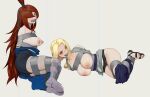  bondage breasts carlo_montie fishnets mei_terumi naruto_shippuden nipples no_bra pantsu tagme tsunade wardrobe_malfunction 