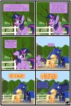  applejack_(mlp) blush comic dialogue english_text equid equine female feral freckles friendship_is_magic group gutovi-kun hasbro hi_res horn larger_female mammal my_little_pony princess_luna_(mlp) size_difference smaller_female text twilight_sparkle_(mlp) winged_unicorn wings 