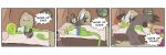  absurd_res bg comic flat_colors hi_res kecleon lee_the_kec mendobear nintendo pok&eacute;mon pok&eacute;mon_(species) sleeping staraptor staravia starly text tree_house valean video_games 