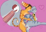  anthro balls blue_eyes bodily_fluids breasts cum duo erection female female_penetrated fur genital_fluids genitals hi_res kazifasari lombax male male/female male_penetrating male_penetrating_female mammal nipples nude penetration penis prosthetic prosthetic_arm prosthetic_limb pussy ratchet ratchet_and_clank rift_apart_lombax sex sony_corporation sony_interactive_entertainment stripes vaginal vaginal_penetration video_games 