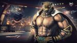  16:9 animal_head felid for_a_head hi_res human jaguar king_(tekken) looking_at_viewer male mammal muscular muscular_male open_mouth pantherine san_jaguar tekken video_games widescreen 