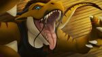  akr bodily_fluids dragon hi_res mouth_shot rektalius saliva saliva_string teeth tongue vore 