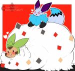  absurd_res chespa chespin cirothicc duo eevee feral hi_res male male/male nintendo pok&eacute;mon pok&eacute;mon_(species) sex spewpa thick_thighs video_games 