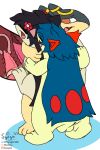 anal double_penetration female feral group hi_res maguwhite male male/female molma_(artist) nintendo penetration pok&eacute;mon pok&eacute;mon_(species) quilava sex synge vaginal video_games 