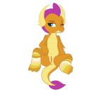  anus clothing dragon female footwear friendship_is_magic genitals hairgrape hi_res my_little_pony one_eye_closed pussy simple_background smolder_(mlp) socks solo spread_legs spreading white_background wink young 