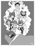  ayvuir_blue dee_dee empress_fredia guido_anchovy lucille madonna omitsu polly_esther princess_vi samurai_pizza_cats sukashii tokugawa_usako usa_hime usa_no_tsubone 