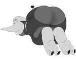  2020 2_toes alien all_fours anthro bedroom_eyes bent_over big_breasts big_butt breast_squish breasts butt butt_focus chubby_female clothed clothing curvy_figure digital_media_(artwork) digitigrade feet female greyscale halo_(series) hi_res huge_butt looking_at_viewer looking_back microsoft monochrome narrowed_eyes overweight overweight_anthro overweight_female presenting presenting_hindquarters rear_view sangheili seductive shashe&#039;_saramunra shirt signature simple_background smile smiling_at_viewer soles solo solo_focus squish syrios tank_top thick_thighs toes topwear video_games voluptuous wide_hips xbox_game_studios yoga yoga_pants 
