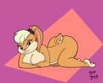  absurd_res anthro female hi_res lola_bunny looney_tunes six343 solo warner_brothers 