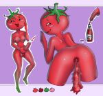 absurd_res anthropomorphism at bodily_fluids breasts butt condiment cum fart feces female food fruit genital_fluids hi_res humanoid hypersexual in intersex invalid_tag ketchup matokiro not_furry plant playing pornography sauce scat solo stare through tomato urine veg vegetable watersports why 