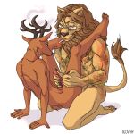  1:1 acovi87 age_difference anal anal_penetration anthro antlers beastars bodily_fluids brown_body brown_fur cervid cigarette duo eyewear felid fur genital_fluids glasses handjob hi_res horn ibuki_(beastars) kneeling lion louis_(beastars) male male/male male_penetrated male_penetrating male_penetrating_male mammal mane muscular muscular_male nude pantherine penetration penile precum sex smoke smoking tail_tuft tan_body tan_fur tattoo tuft whiskers 