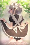  ass maid skirt_lift tagme takeroku 