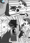  anthro anthrofied clothed clothing comic duo equid equine female friendship_is_magic gun hasbro hi_res holding_gun holding_object holding_weapon horn mammal monochrome my_little_pony octavia_(mlp) pia-sama ranged_weapon rarity_(mlp) unicorn weapon 