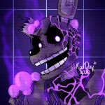  &gt;:d 2020 abstract_background animatronic anthro black_nose close-up five_nights_at_freddy&#039;s five_nights_at_freddy&#039;s_3 five_nights_at_freddy&#039;s_ar hi_res katdaykatz lagomorph leporid long_ears looking_at_viewer machine male mammal multicolored_body multicolored_ears notched_ear open_mouth portrait purple_background purple_body purple_eyes rabbit robot scar simple_background solo springtrap_(fnaf) tan_body tan_ears teeth torn_body toxic toxic_springtrap_(fnaf) toxic_waste two_tone_ears video_games wire 