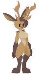  alpha_channel anthro antlers big_breasts biped breasts cervid chibi digital_media_(artwork) ears_up featureless_breasts featureless_crotch female fur hair horn jackalope lagomorph lineless mammal pixel_(artwork) short_hair simple_background solo standing tfzn transparent_background 
