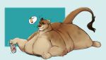  absurd_res anthro boxgoat breasts felid female hi_res lion mammal obese obese_anthro obese_female overweight overweight_anthro overweight_female pantherine solo 