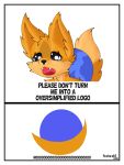  2020 absurd_res alpha_channel ambiguous_gender anthro black_eyes bodily_fluids border canid canine crying crying_cat cute_fangs english_text firefox fluffy fluffy_tail fox fur head_tuft hi_res mammal meme neck_tuft open_mouth orange_body orange_fur orb scared screaming solo tears text transparent_border tuft watermark watery_eyes yashak_(artist) 
