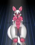  abs animatronic anthro areola big_ears big_tail breasts butt crushtar eyelashes female five_nights_at_freddy&#039;s funtime_foxy_(fnaf) genitals grey_body hair half-closed_eyes hi_res humanoid_genitalia humanoid_pussy long_tail looking_at_viewer looking_down machine multicolored_body multicolored_ears narrowed_eyes navel nipples nude pink_body pink_ears presenting presenting_pussy pussy robot short_hair sister_location solo standing thick_tail thick_thighs video_games white_body white_ears white_hair white_tail wide_hips yellow_eyes 
