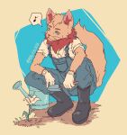  anthro ashleyloob biped clothed clothing fan_character fluffy fully_clothed gardening gardening_tools gloves handwear hi_res league_of_legends male mammal neck_tuft riot_games solo teemo_the_yiffer tuft video_games yordle 