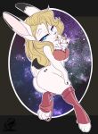  2021 5_fingers anthro blonde_hair blue_eyes breasts clothed clothing digital_media_(artwork) eyebrows eyelashes female fingers furkinghell hair hi_res lagomorph leporid mammal rabbit smile 