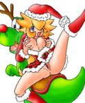  christmas empty nintendo princess_peach super_mario_bros. yoshi 