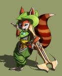  animal_humanoid anthro crossbow dewclaw female hi_res hooded hoodwink_(dota) humanoid leaning_on_object looking_at_viewer mammal mammal_humanoid one_eye_closed ranged_weapon rodent rodent_humanoid sciurid sciurid_humanoid solo squirrel_humanoid stabbzycat weapon wink winking_at_viewer 