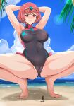  cameltoe homura_(xenoblade_2) nonoririn swimsuits xenoblade xenoblade_chronicles_2 