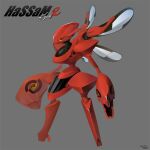  character_name commentary full_body gen_2_pokemon grey_background mechanization mifuji no_humans pincers pokemon robot scizor simple_background solo standing yellow_eyes 