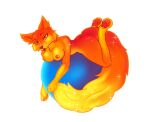  anthro breasts browser canid canine female firefox fox hi_res kisera lying mammal on_front red_body simple_background solo white_background 