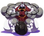  2020 anthro balls balls_expansion big_balls big_muscles big_pecs big_penis black_penis bobert body_hair canid canine chest_hair countershading erection expansion front_view genital_expansion genitals growth holding_object huge_balls huge_muscles huge_pecs huge_penis hyper hyper_balls hyper_genitalia hyper_muscles hyper_penis looking_at_viewer male mammal muscle_growth muscular muscular_anthro muscular_male nintendo pecs penis penis_expansion plantigrade playing ring_fit_adventure simple_background smile solo standing swaggy video_games white_background white_balls white_countershading wrestling_singlet 