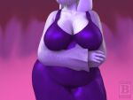  3d_(artwork) anthro blx24 bovid breasts caprine cleavage clothed clothing digital_media_(artwork) dress female goat hidden_face mammal slightly_chubby solo toriel undertale video_games 