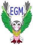  avian bird egm-tachuyaku female front_view low_res original_content owl png_file solo unnamed_character 