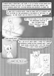  absurd_res anthro backstory canid canine canis canisfidelis child comic dialogue domestic_dog duo female hi_res humphrey_(canisfidelis) male mammal monochrome seashell_(canisfidelis) sitting text young 