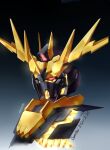  absurdres artist_name dated glowing glowing_eye gundam gundam_unicorn highres mecha mobile_suit no_humans nt-d red_eyes science_fiction solo sr-sao unicorn_gundam_banshee upper_body v-fin 