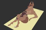  2021 anthro brown_body brown_fur canid canine canis chest_tuft claws clitoris digitigrade domestic_dog duo english_text eyes_closed fangs female flat_chested fluffy fluffy_tail fur genitals german_shepherd hand_on_back herding_dog hi_res hug kneeling larger_female larger_penetrated leg_wrap looking_at_another looking_pleasured lying male male/female mammal missionary_position narrowed_eyes on_back onomatopoeia pastoral_dog penetration sex shredded_wheat signature simple_background size_difference sketch smaller_male sound_effects striped_body striped_fur stripes text tongue torso_grab tuft vaginal vaginal_penetration wolf yellow_body yellow_fur 