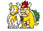  anthro asgore_dreemurr body_hair boss_monster bovid bowser caprine chest_hair digital_media_(artwork) duo genitals hair koopa male male/male mammal mario_bros nintendo nude penis pixel_(artwork) pixelmaster scalie undertale video_games 